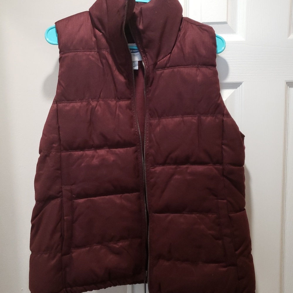 OLD NAVY Red Puffy Vest